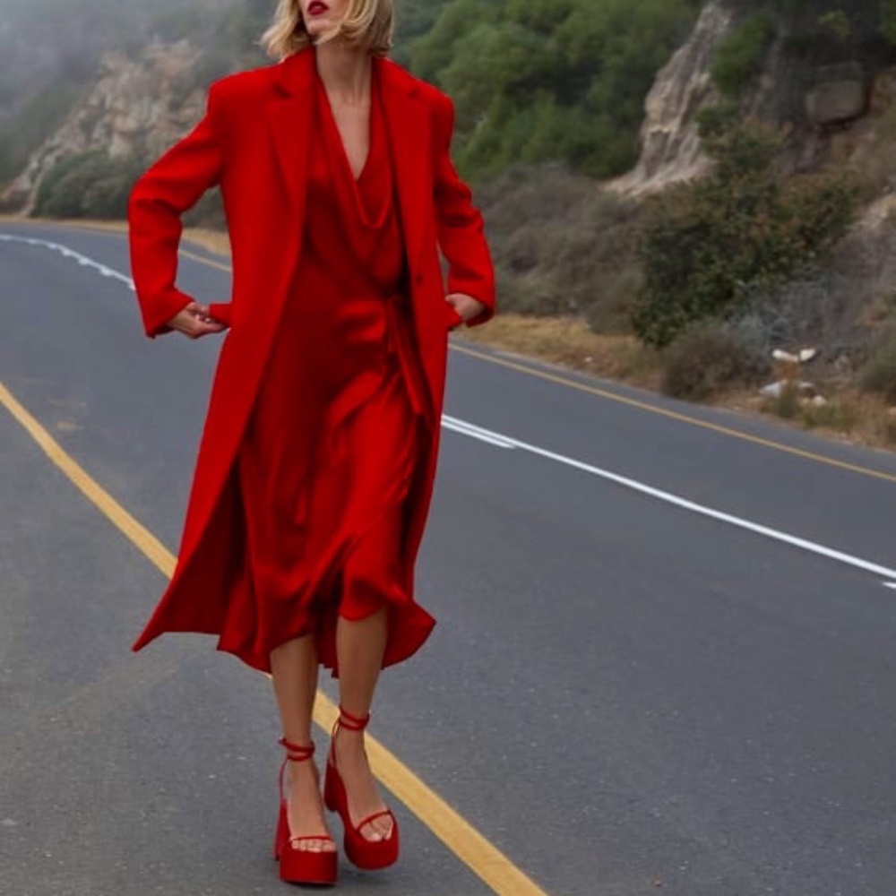 Red Silk Studio Zara dress